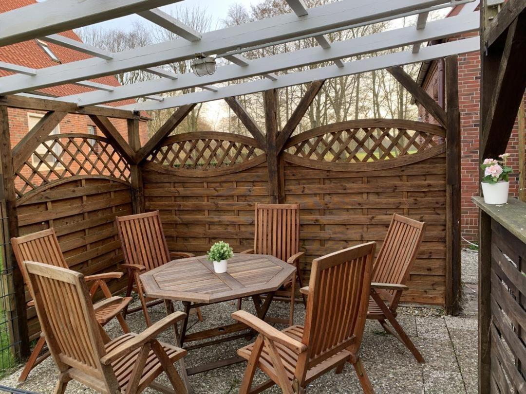 Neu! Schickes Und Modernes Ferienhaus Ant Zingel Krummhörn 外观 照片