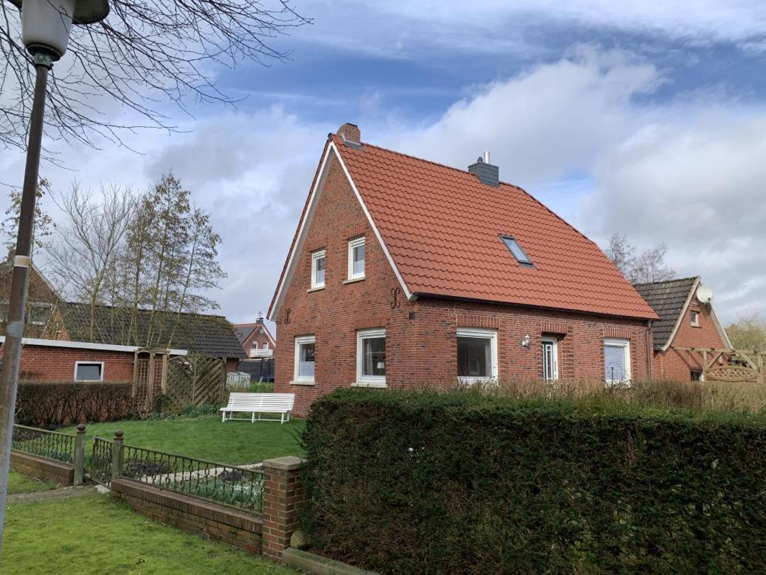 Neu! Schickes Und Modernes Ferienhaus Ant Zingel Krummhörn 外观 照片
