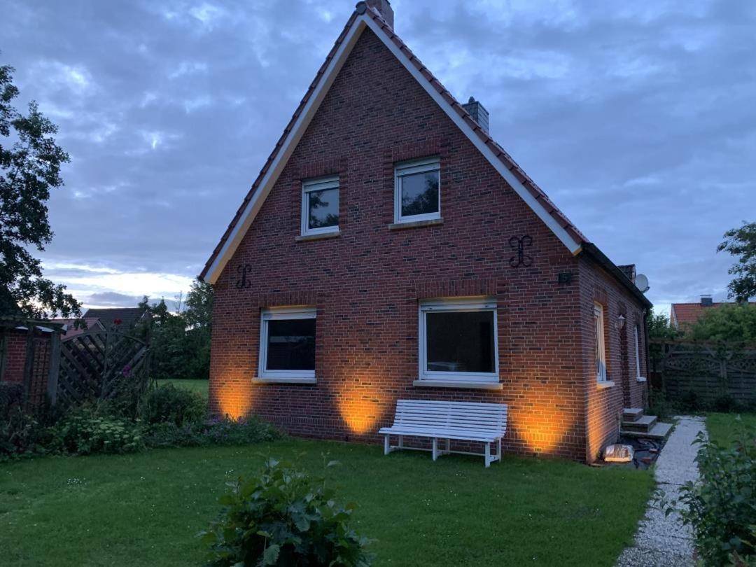 Neu! Schickes Und Modernes Ferienhaus Ant Zingel Krummhörn 外观 照片
